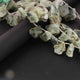 1 Strand Prehnite Faceted Briolettes - Assorted Shape Briolettes , Jewelry Making Supplies - 16mmx15mm-37mmx13mm - 11 Inches BR01975 - Tucson Beads