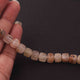 1 Strand Golden Rutile Cubes Briolettes - Golden Rutile Box Shape Beads 8mmx8mm 9 Inches BR1188 - Tucson Beads