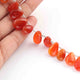 1 Strand  Carnelian Smooth Briolettes -Pear Briolettes 9mmx5mm-15mmx9mm 8 Inches BR550 - Tucson Beads