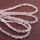 1 Strand AAA Clear White Herkimer Diamond Quartz Nuggets Big Size - 4mm-7mm Center Drilled Beads - Herkimer Rough Stone BR01219 - Tucson Beads