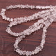 1 Strand AAA Clear White Herkimer Diamond Quartz Nuggets Big Size -5mm-9mm Center Drilled Beads - Herkimer Rough Stone BR01223 - Tucson Beads