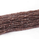 5 Strands Chocolate Moonstone Faceted Rondelles -Moonstone Roundle Beads - 4mm 13 Inches RB093 - Tucson Beads