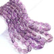 1 Strand Amethyst Faceted Briolettes - Drum Shape  Briolettes - 9mmx7mm-15mmx9mm - 16 Inches - BR02057 - Tucson Beads