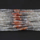 1 Strand Multi Moonstone  Faceted  Rondelles -Round Rondelles  Gemstone Beads - 4mm  13 Inches BR1131 - Tucson Beads