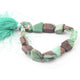 1 Strand Chrysoprase Faceted Briolettes -Assorted  Shape  Briolettes  14mmx13mm-18mmx17mm  -7.5 nches BR3035 - Tucson Beads