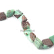 1 Strand Chrysoprase Faceted Briolettes -Assorted  Shape  Briolettes  14mmx13mm-18mmx17mm  -7.5 nches BR3035 - Tucson Beads