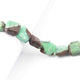 1 Strand Chrysoprase Faceted Briolettes -Assorted  Shape  Briolettes  14mmx13mm-18mmx17mm  -7.5 nches BR3035 - Tucson Beads