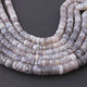 1 Strand Gray Moonstone Faceted  Heishi Wheel Briolettes - Gemstone Briolettes  -7mm-9mm -16 Inches BR02027 - Tucson Beads