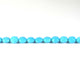 1 Strand Turquoise Stablized Faceted Coin  Briolettes - Turquoise coin Briolette  9mmx8mm-10mmx9mm 8 Inches BR105 - Tucson Beads