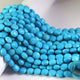 1 Strand Turquoise Stablized Faceted Coin  Briolettes - Turquoise coin Briolette  9mmx8mm-10mmx9mm 8 Inches BR105 - Tucson Beads