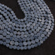 1 Strand Blue Oregon Opal Smooth  Briolettes -  Coin Shape Briolettes - 8 mm- 13 Inches BR02557 - Tucson Beads