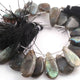 1 Strand Labradorite Smooth Pear Briolettes - Labradorite Pear Shape Beads 28mmX12mm-19mmx13mm 8.5 Inches BR01455 - Tucson Beads