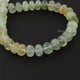 1 Strand Prehnite Faceted Rondelles  -Faceted Round Shape  Rondelles - 9mm -8 Inches BR1217 - Tucson Beads