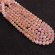 1 Strand Morganite Smooth Round Balls - Plain Round beads- 8mm 16 Inches BR02543 - Tucson Beads