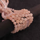 1 Strand Morganite Smooth Round Balls - Plain Round beads- 8mm 16 Inches BR02543 - Tucson Beads