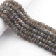 1 Strand Labradorite  Faceted Rondelles  -  Roundel Beads  -8mm-9mm-8 Inches BR2603 - Tucson Beads