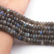 1 Strand Labradorite  Faceted Rondelles  -  Roundel Beads  -8mm-9mm-8 Inches BR2603 - Tucson Beads