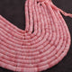 1  Strand  Pink Opal  Smooth Briolettes  - Wheel Shape Briolettes - 9mm - 14.5 Inches BR02565 - Tucson Beads