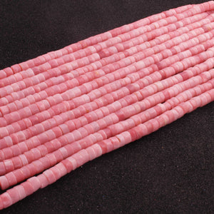 1  Strand  Pink Opal  Smooth Briolettes  - Wheel Shape Briolettes - 9mm - 14.5 Inches BR02565 - Tucson Beads