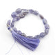 1 Long Strand Tenzanite  Smooth Briolettes -Oval Shape Briolettes - 10mmx7mm - 7.5 Inches BR1113 - Tucson Beads