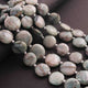 1 Strand Shaded Emerald Faceted Coin  Briolettes - Emerald Faceted Coin Briolette 15mm- 9 Inches BR01442 - Tucson Beads