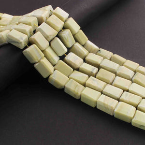 1 Long Strand Yellow Opal Faceted Tumbled Shape, Nuggets Beads , Step Cut , Briolettes - 12mmx8mm-19mmx11mm- 10 inches BR01427 - Tucson Beads