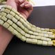 1 Long Strand Yellow Opal Faceted Tumbled Shape, Nuggets Beads , Step Cut , Briolettes - 12mmx8mm-19mmx11mm- 10 inches BR01427 - Tucson Beads