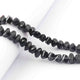 1  Strand Black Spinel Twisted  Shape Briolettes - Faceted Briolettes 8mm 8 Inch BR2475 - Tucson Beads