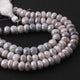 1  Strand Gray Silverite Faceted Rondelles  - Gemstone Rondelles  9mm- 8mm 6.5 Inches BR2494 - Tucson Beads