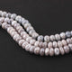 1  Strand Gray Silverite Faceted Rondelles  - Gemstone Rondelles  9mm- 8mm 6.5 Inches BR2494 - Tucson Beads