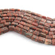 1 Long Strand Red Jasper Faceted Tumbled Shape, Nuggets Beads , Step Cut , Briolettes - 12mmx9mm-13mmx11mm- 10 inches BR01429 - Tucson Beads