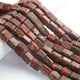 1 Long Strand Red Jasper Faceted Tumbled Shape, Nuggets Beads , Step Cut , Briolettes - 12mmx9mm-13mmx11mm- 10 inches BR01429 - Tucson Beads