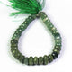 1 Strand Green Agate  Faceted Rondelles Green Agate  Rondelle Beads 11mm-8mm-8 Inches BR3604 - Tucson Beads