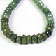 1 Strand Green Agate  Faceted Rondelles Green Agate  Rondelle Beads 11mm-8mm-8 Inches BR3604 - Tucson Beads