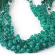 1 Strand Green Onyx Faceted Briolettes - Tear Drop Shape - 11mmx8mm-8mmx6mm - 8.5 Inches BR02063 - Tucson Beads