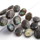 1  Strand Labradorite Faceted Briolettes  -Oval Shape Briolettes - 18mm-26mm 8.5 Inches BR1316 - Tucson Beads