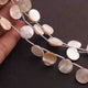 1 Strand Mother Of Pearl Smooth Coin  Briolettes -   11mm- 9 Inches BR01441 - Tucson Beads