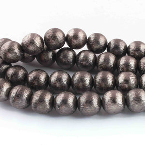 1 Strand Oxidized Plated Copper Ball Beads, Copper Beads, Copper Ball, Jewelry Making 10mm 7 Inches, GPC591 - Tucson Beads