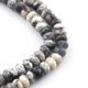 1  Strand Dendrite Opal Faceted Rondelles- Round Rondelles Beads 9mm-10mm -13.5 Inches BR2344 - Tucson Beads