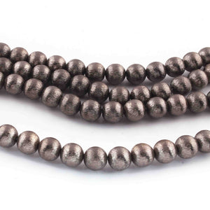 1 Strand Oxidized Plated Copper Ball Beads, Copper Beads, Copper Ball, Jewelry Making 10mm 7 Inches, GPC591 - Tucson Beads