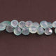 1 Strand AAA Quality Aqua Chalcedony Faceted Heart Shape Beads Briolettes 8mmx6mm-19mmx11mm 8 Inches BR3054 - Tucson Beads