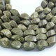 1  Strand  Green Agate Faceted Briolettes  - Fancy Shape Briolettes 13mmx5mm- 10.5Inches BR01518 - Tucson Beads