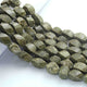 1  Strand  Green Agate Faceted Briolettes  - Fancy Shape Briolettes 13mmx5mm- 10.5Inches BR01518 - Tucson Beads