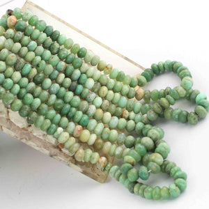 1  Strand Chrysoprase Faceted Rondelles  - Gemstone Rondelles -6mm- 16 Inches BR0904 - Tucson Beads