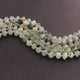 1 Strand Prehnite Faceted Briolettes -Fancy Shape  Briolettes  7mmx8mm 9 Inches BR01516 - Tucson Beads