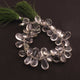 1 Strand Green Amethyst Smooth pear Shape Briolettes - Green Amethyst pear Beads -10mmx10mm-18mmx10mm -9 Inches BR912 - Tucson Beads