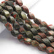 1 Strand Unakite Faceted Briolettes -Fancy Shape  Briolettes 12mmx7mm 10 Inches BR01515 - Tucson Beads