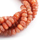 1 Strand Sunstone Faceted Rondelles-Gemstone Beads 9mm-6mm 14.5 Inch BR0899 - Tucson Beads