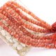 1 Strand Sunstone Faceted Rondelles-Gemstone Beads 9mm-6mm 14.5 Inch BR0899 - Tucson Beads