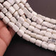 1 Long Strand White Howlite Faceted Tumble Shape Briolettes -Faceted Briolettes  10mmx10mm-11mmx9mm -10 Inches  BR01585 - Tucson Beads